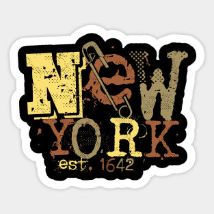 New York est 1642 14.0 Sticker